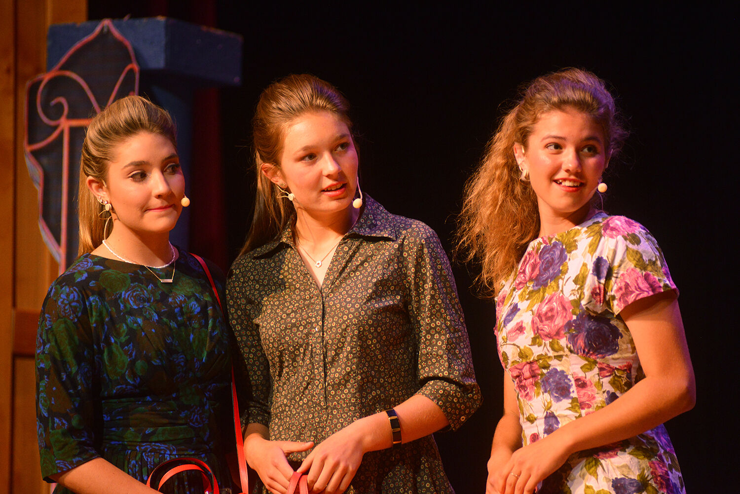 wives and undercover agents Louise, Helen and Nancy, played by Katelyn Sutton, Vivi Ostheimer and Daphne Lavigne